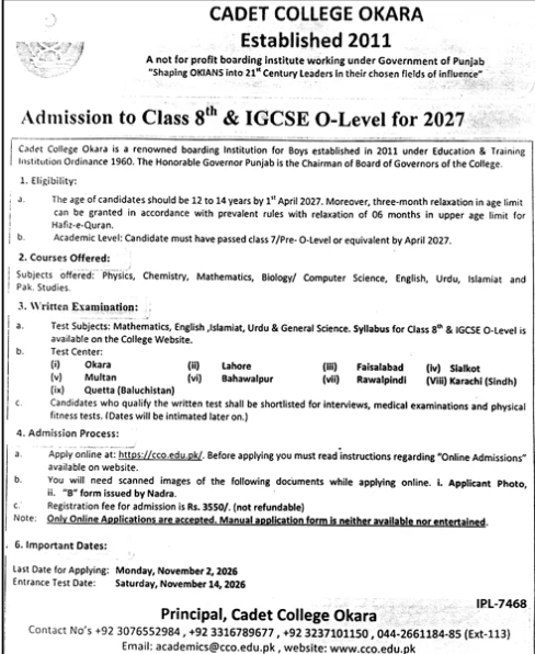 Admission Image